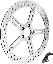 Load image into Gallery viewer, Arlen Ness Big Brake Rotor - 15" - Front Left - Harley-Davidson 02-972 - Side View