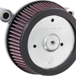 Load image into Gallery viewer, Arlen Ness Big Sucker Air Cleaner Kit - Black - Stage I 18-447 - Detail View