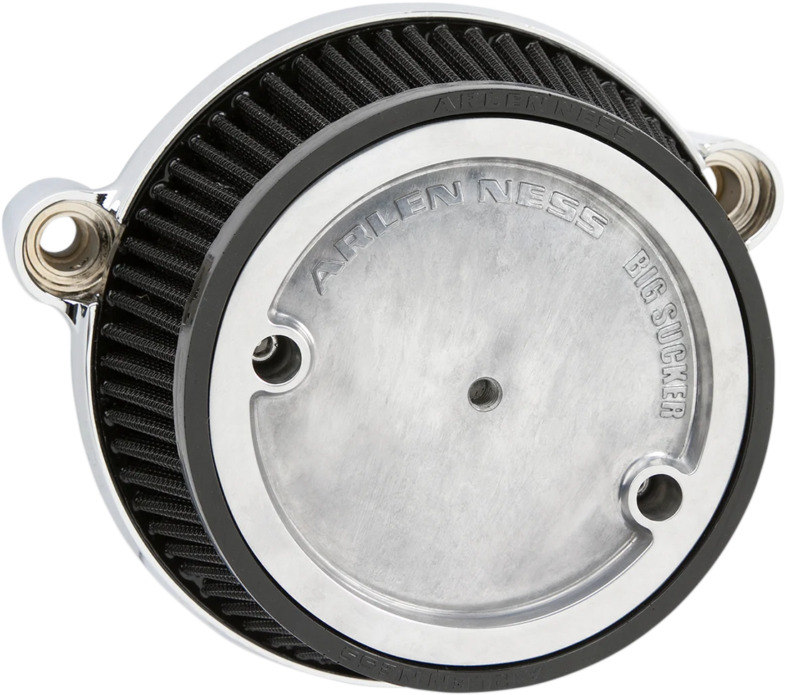 Arlen Ness Big Sucker™ Stage 1 Air Cleaner Kit - Black 18-318 - Side View
