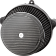 Load image into Gallery viewer, Arlen Ness Big Sucker Stage 1 Air Cleaner Kit with Cover - Carbon - Black 600-311 - Side View