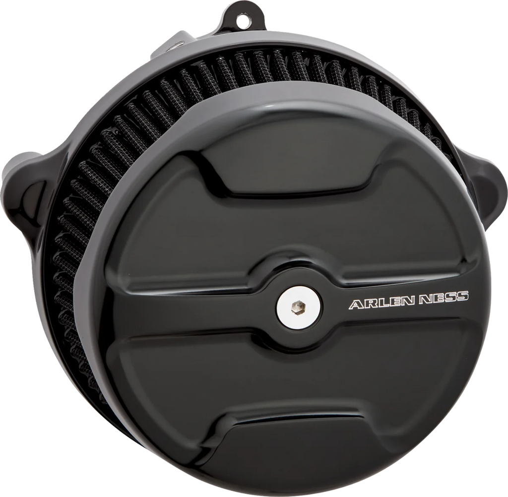Arlen Ness Big Sucker Stage 1 Air Cleaner Kit with Cover - Knuckle - Black 600-309 - Main Product View