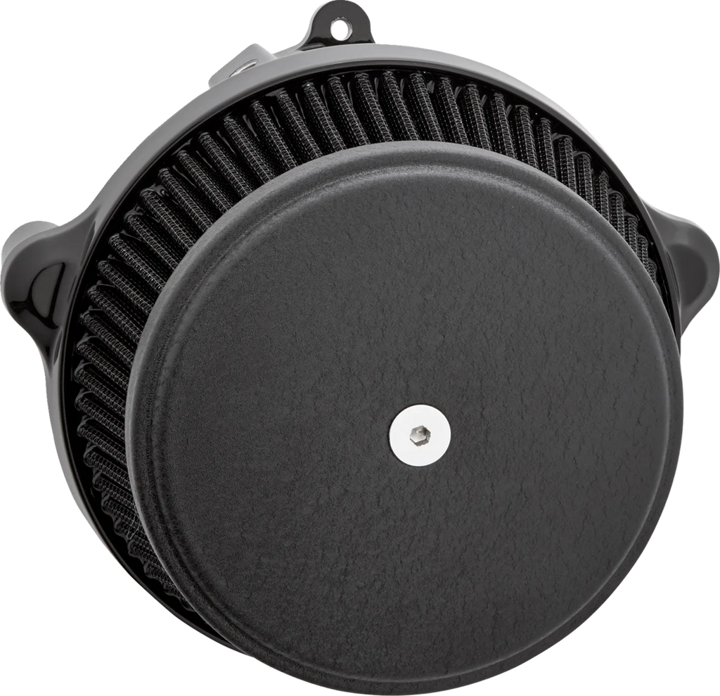 Arlen Ness Big Sucker Stage 1 Air Cleaner Kit without Cover - Black 600-303 - Side View