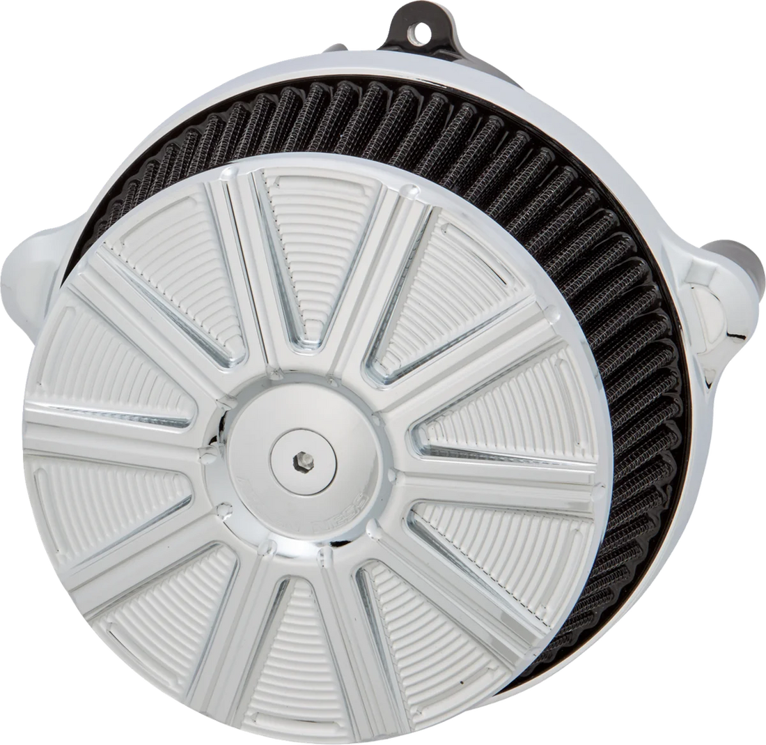 Arlen Ness Big Sucker Stage 1 Air Cleaner Kit without Cover - Black 600-306 - Side View