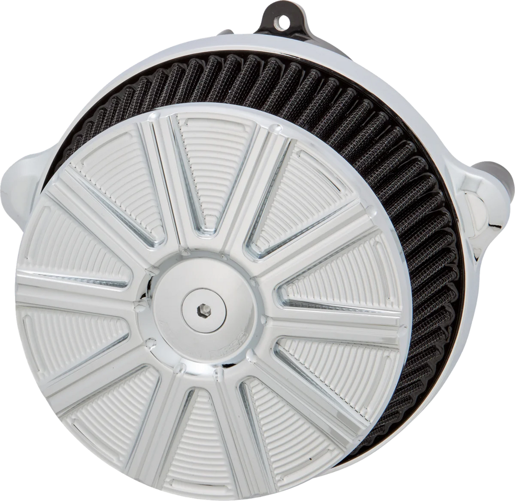 Arlen Ness Big Sucker Stage 1 Air Cleaner Kit without Cover - Black 600-306 - Side View