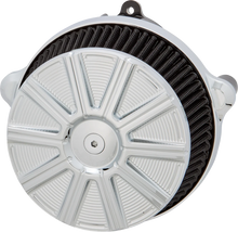 Load image into Gallery viewer, Arlen Ness Big Sucker Stage 1 Air Cleaner Kit without Cover - Black 600-306 - Side View