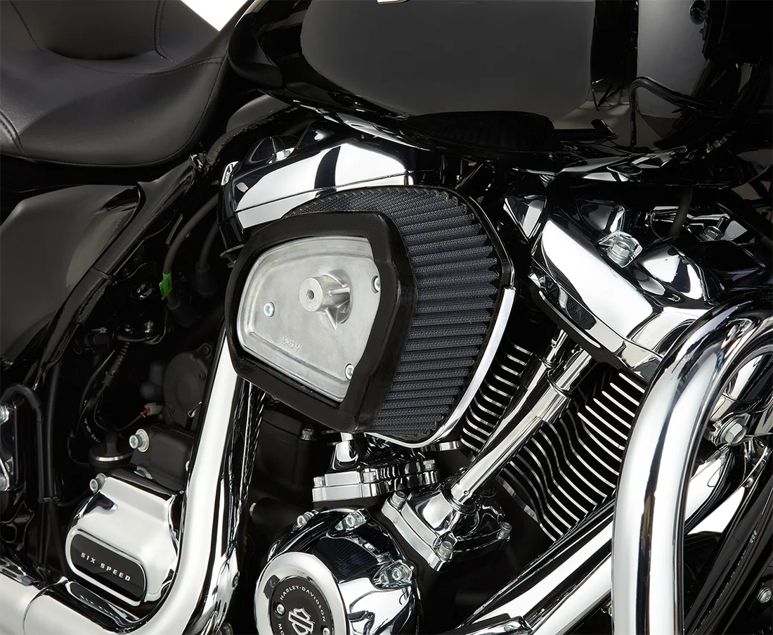 Arlen Ness Big Sucker Stage-1 - Chrome - M8 18-458 - Side View