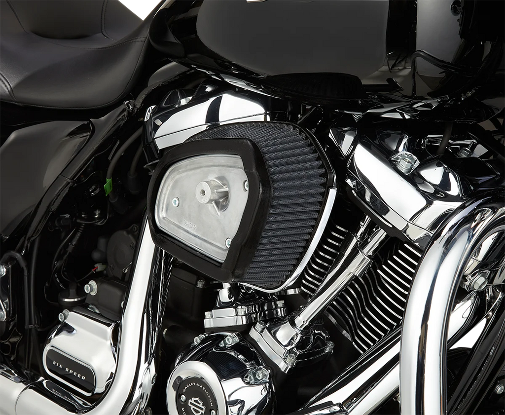 Arlen Ness Big Sucker Stage-1 - Chrome - M8 18-458 - Side View