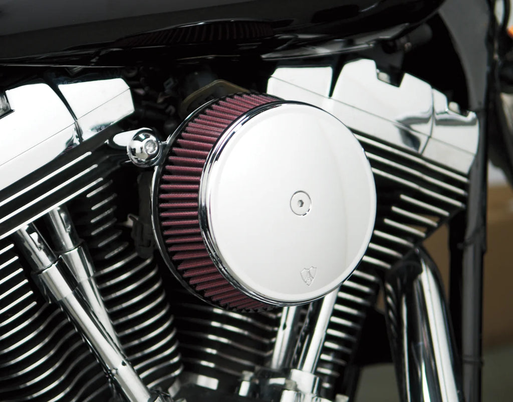 Arlen Ness Big Sucker Stage 1 Outer Cover - Smooth - Chrome 18-760 - Back View