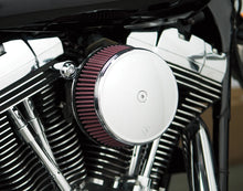 Load image into Gallery viewer, Arlen Ness Big Sucker Stage 1 Outer Cover - Smooth - Chrome 18-760 - Back View