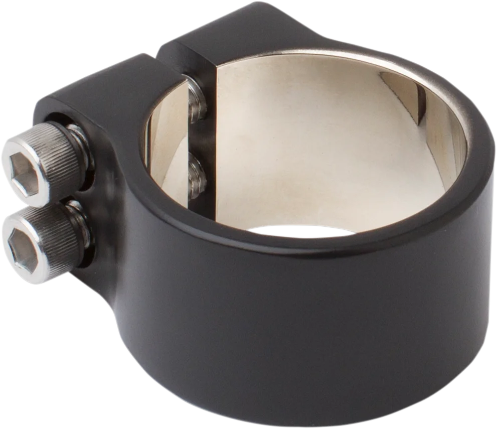 Arlen Ness Black Exhaust Clamp - 2.5" 05-942 - Side View