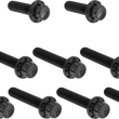 Load image into Gallery viewer, Arlen Ness Bolt Kit - Cam Cover/Point Cover - Titanium - 12-Point - Black - Main Product View