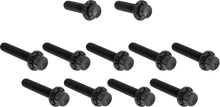 Load image into Gallery viewer, Arlen Ness Bolt Kit - Cam Cover/Point Cover - Titanium - 12-Point - Black - Main Product View