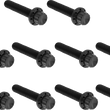 Load image into Gallery viewer, Arlen Ness Bolt Kit - Cam Cover/Point Cover - Titanium - 12-Point - Black - Main Product View