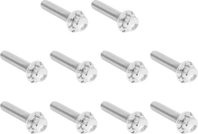 Load image into Gallery viewer, Arlen Ness Bolt Kit - Cam Cover/Point Cover - Titanium - 12-Point - Black - Side View