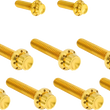 Load image into Gallery viewer, Arlen Ness Bolt Kit - Cam Cover/Point Cover - Titanium - 12-Point - Gold - Main Product View