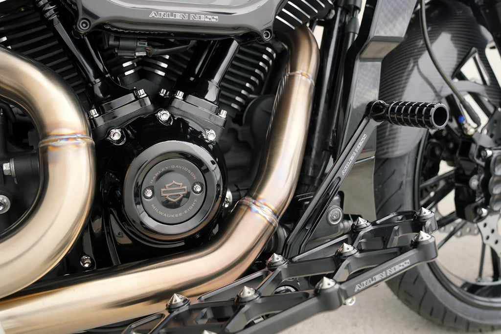 Arlen Ness Bolt Kit - Cam Cover/Point Cover - Titanium - 12-Point - Polished - Side View