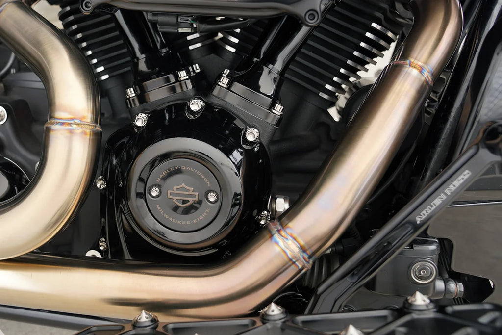 Arlen Ness Bolt Kit - Cam Cover/Point Cover - Titanium - 12-Point - Polished - Detail View