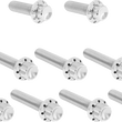 Load image into Gallery viewer, Arlen Ness Bolt Kit - Cam Cover/Point Cover - Titanium - 12-Point - Polished - Main Product View