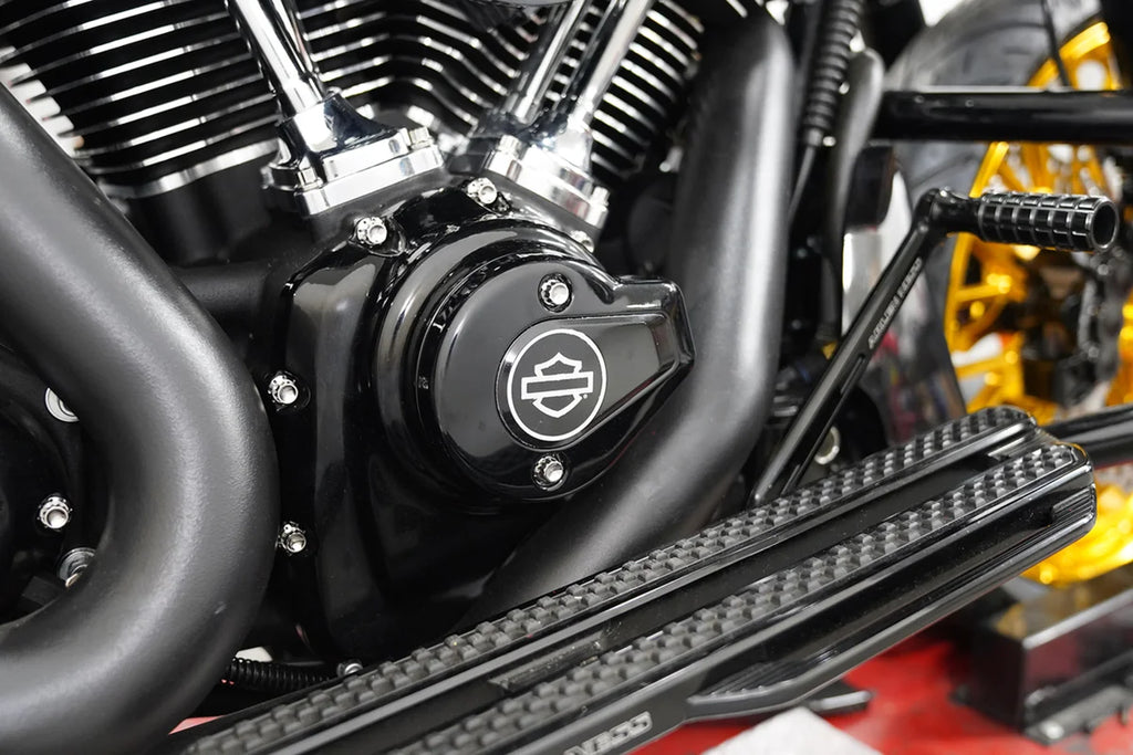 Arlen Ness Bolt Kit - Cam Cover/Point Cover - Titanium - 12-Point - Polished - Back View