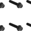Load image into Gallery viewer, Arlen Ness Bolt Kit - Clutch Cover - Titanium - 12-Point - Gen 2 - Black300-701 fits M8 - Main Product View