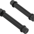 Load image into Gallery viewer, Arlen Ness Bolt Kit - Footpeg - 12-Point - Titanium - Black - Main Product View