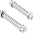 Load image into Gallery viewer, Arlen Ness Bolt Kit - Footpeg - 12-Point - Titanium - Black - Side View
