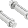 Load image into Gallery viewer, Arlen Ness Bolt Kit - Footpeg - 12-Point - Titanium - Polish