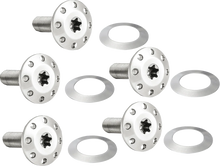 Load image into Gallery viewer, Arlen Ness Bolt Kit - Holeshot/Front/Floating/Brake Rotor - Spoke Mount - Gold - 5 Pack - Side View