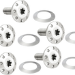 Load image into Gallery viewer, Arlen Ness Bolt Kit - Holeshot/Front/Floating/Brake Rotor - Spoke Mount - Polished - 5 Pack - Side View
