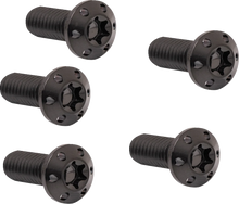 Load image into Gallery viewer, Arlen Ness Bolt Kit - Holeshot/Rotor/Front - Hub Mount - Black - 5 Pack 300-913 - Main Product View