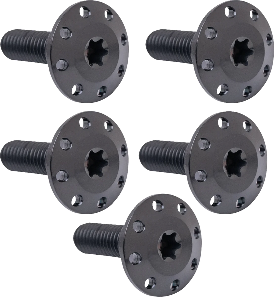 Arlen Ness Bolt Kit - Holeshot/Rotor/Front - Spoke Mount - Black - 5 Pack 300-907 - Main Product View