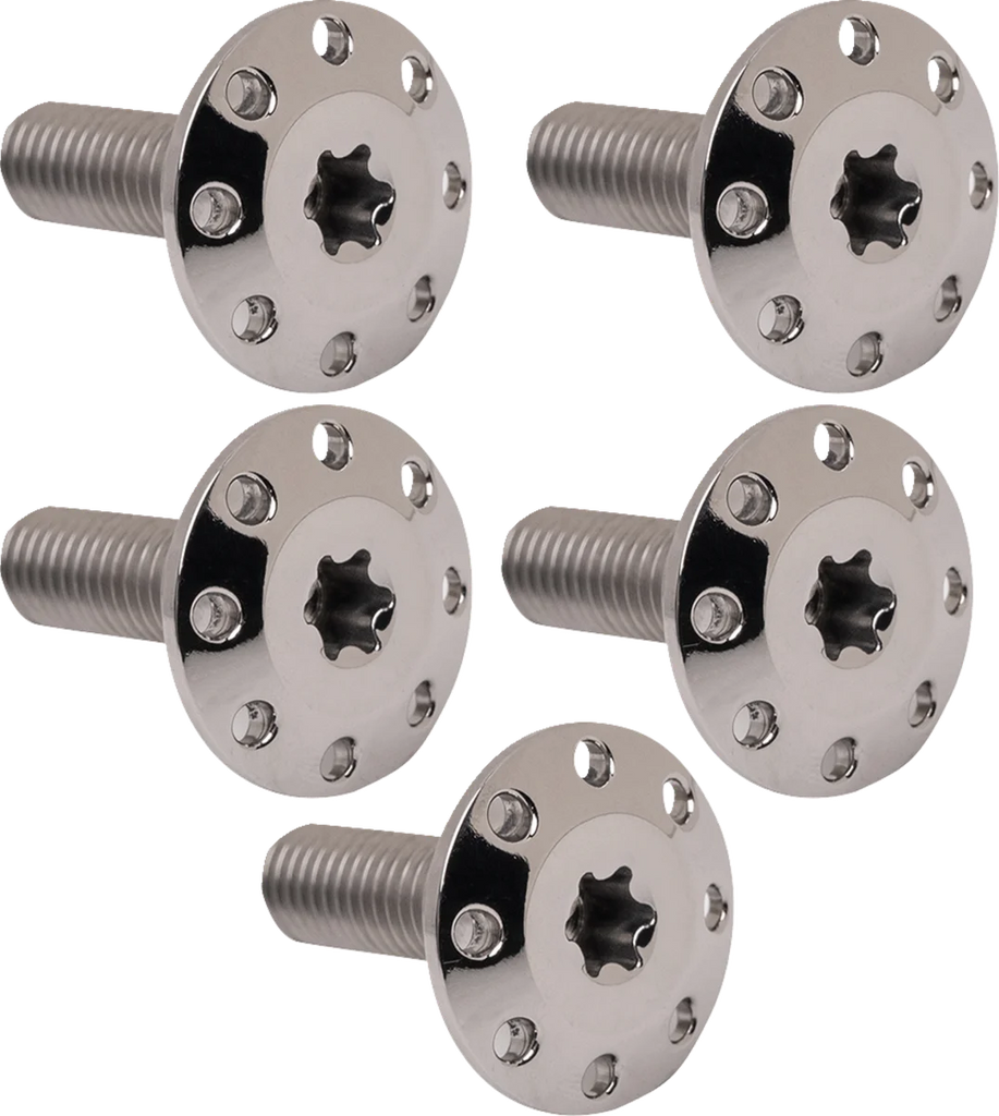 Arlen Ness Bolt Kit - Holeshot/Rotor/Front - Spoke Mount - Black - 5 Pack 300-915 - Side View