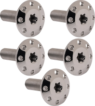 Load image into Gallery viewer, Arlen Ness Bolt Kit - Holeshot/Rotor/Front - Spoke Mount - Black - 5 Pack 300-915 - Side View
