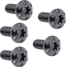 Load image into Gallery viewer, Arlen Ness Bolt Kit - Holeshot/Rotor/Rear - Hub Mount - Black - 5 Pack 300-910 - Main Product View