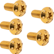 Load image into Gallery viewer, Arlen Ness Bolt Kit - Holeshot/Rotor/Rear - Hub Mount - Gold - 5 Pack 300-911 - Main Product View