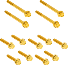 Load image into Gallery viewer, Arlen Ness Bolt Kit - Primary Cover - Titanium - 12-Point - Softail - Gold - Main Product View