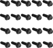 Load image into Gallery viewer, Arlen Ness Bolt Kit - Rocker Box - 12-Point - Titanium - Black - Main Product View