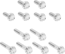 Load image into Gallery viewer, Arlen Ness Bolt Kit - Rocker Box - 12-Point - Titanium - Polished