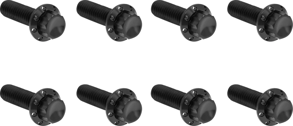 Arlen Ness Bolt Kit - Trap Door - Titanium - 12-Point - Black300-710 fits M8 - Main Product View