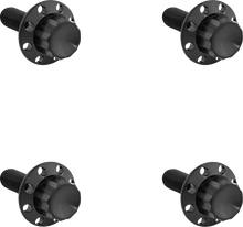 Load image into Gallery viewer, Arlen Ness Bolt Kit - Windshield - Titanium - 12-Point - Black - Main Product View