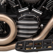 Load image into Gallery viewer, Arlen Ness Cam Cover - 10 Gauge - Black Anodized with Machined Accents - M8 03-983 - Side View