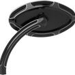 Load image into Gallery viewer, Arlen Ness Cats Eye Forged Billet Mirror - Black - Left 13-130 - Main Product View