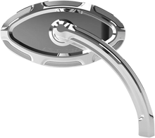 Load image into Gallery viewer, Arlen Ness Cats Eye Forged Billet Mirror - Chrome - Left 13-131 - Main Product View