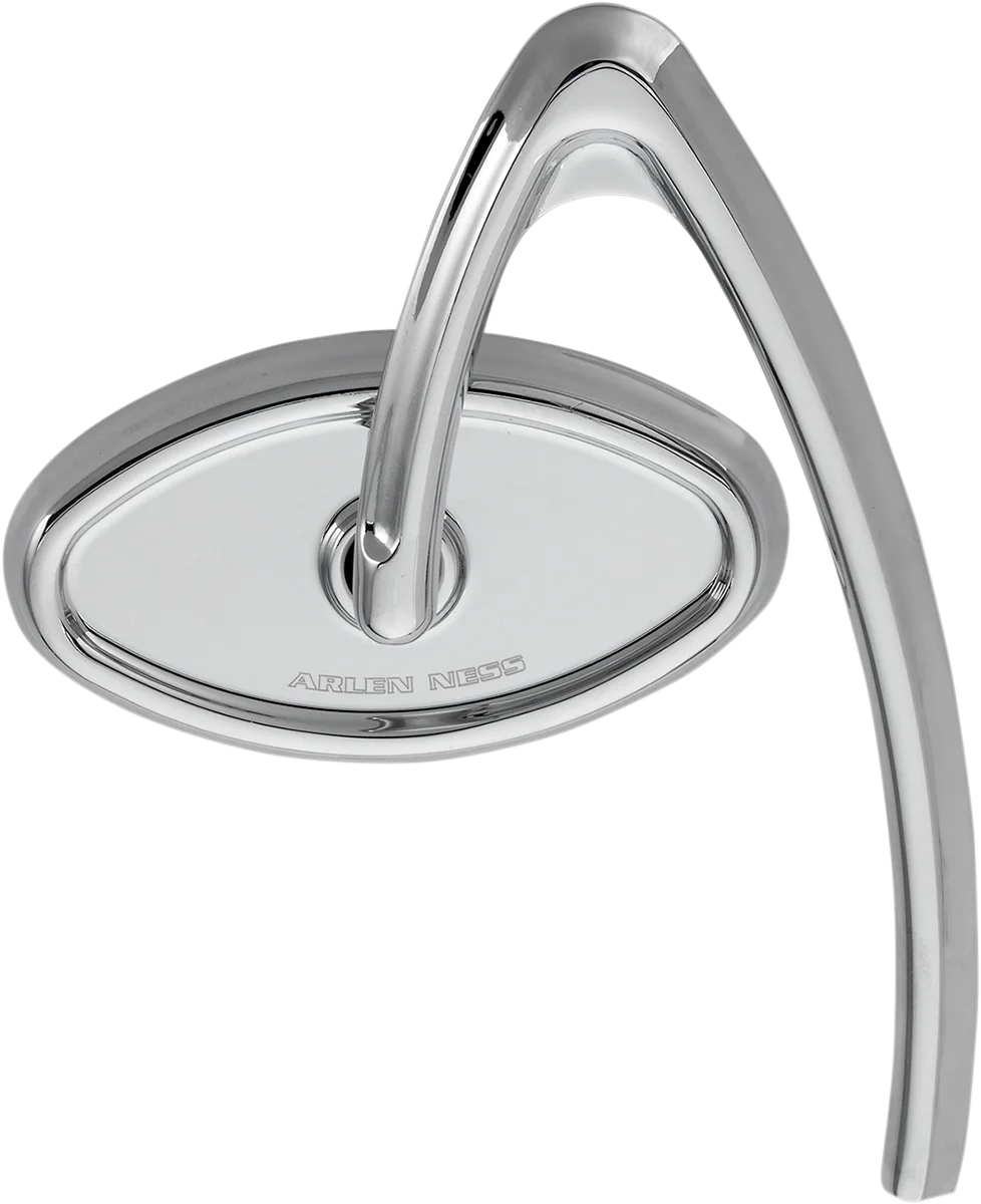 Arlen Ness Cats Eye Forged Billet Mirror - Chrome - Right 13-133 - Side View