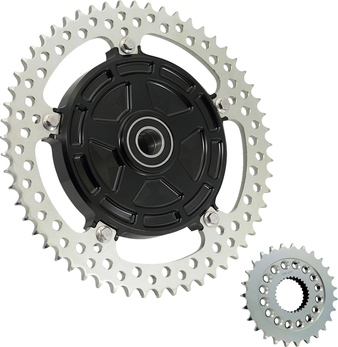 Arlen Ness Chain Drive Kit - 27/57 Tooth - Black fits FLT / FLH - Additional View 6