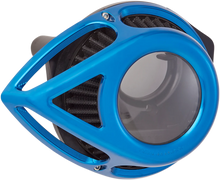 Load image into Gallery viewer, Arlen Ness Clear Tear Air Cleaner Kit - Blue 18-903 - Main Product View