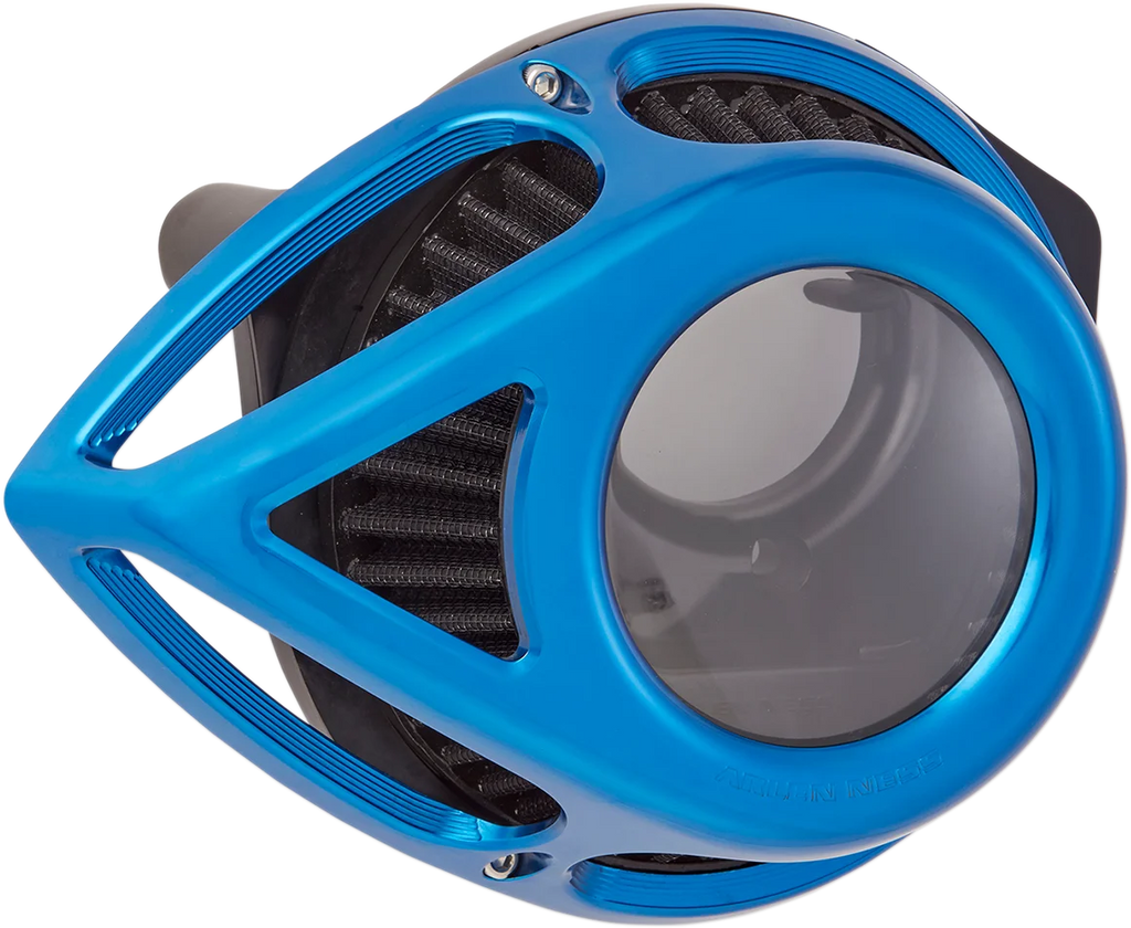 Arlen Ness Clear Tear Air Cleaner Kit - Blue 18-911 - Main Product View