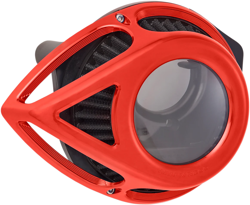 Arlen Ness Clear Tear Air Cleaner Kit - Chrome 18-989 - Side View