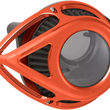Load image into Gallery viewer, Arlen Ness Clear Tear Air Cleaner Kit - Orange 600-000 - Main Product View