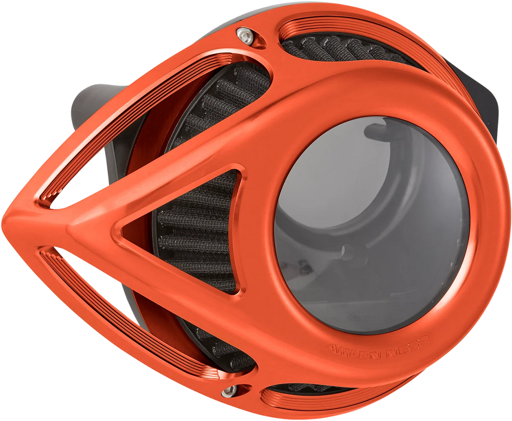 Arlen Ness Clear Tear Air Cleaner Kit - Orange 600-000 - Main Product View